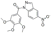 (5-nitroindazol-1-yl)-(3,4,5-trimethoxyphenyl)methanone Structure