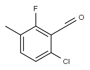 6-Chloro-2-fluoro-3-methylbenzaldehyde Structure