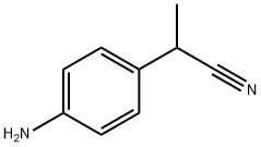 2-(4-aminophenyl)propiononitrile Structure