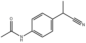 2-(4-(ACETYLAMINO)PHENYL)PROPIONITRILE Structure