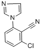 2-CHLORO-6-(1H-IMIDAZOL-1-YL)BENZONITRILE Structure