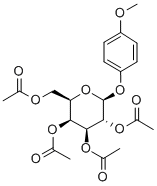 4-METHOXYPHENYL 2,3,4,6-TETRA-O-ACETYL-BETA-D-GALACTOPYRANOSIDE Structure