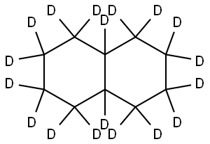 DECAHYDRONAPHTHALENE-D18 Structure