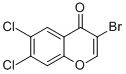 3-BROMO-6,7-DICHLOROCHROMONE Structure