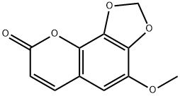7,8-METHYLENEDIOXY-6-METHOXYCOUMARIN Structure