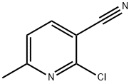 2-Chloro-6-methyl-3-pyridinecarbonitrile Structure