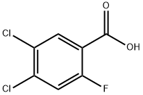 4,5-DICHLORO-2-FLUOROBENZOIC ACID Structure