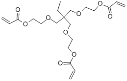 Ethoxylated trimethylolpropane triacrylate Structure