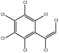 (E)-ALPHA,BETA,2,3,4,5,6-HEPTACHLORO STYRENE Structure