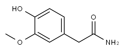 2-(4-Hydroxy-3-methoxyphenyl)acetamide Structure