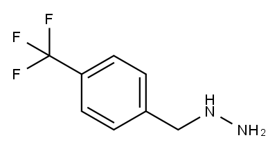 (4-TRIFLUOROMETHYL-BENZYL)-HYDRAZINE Structure