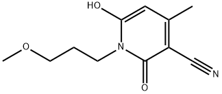 6-hydroxy-1-(3-methoxypropyl)-4-methyl-2-oxo-1,2-dihydropyridine-3-carbonitrile Structure