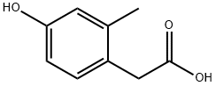 4-HYDROXY-2-METHYLPHENYLACETIC ACID Structure