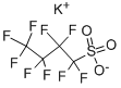 Potassium nonafluoro-1-butanesulfonate Structure