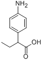 α-(p-Aminophenyl)butyric acid Structure