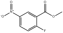 METHYL 2-FLUORO-5-NITROBENZOATE Structure