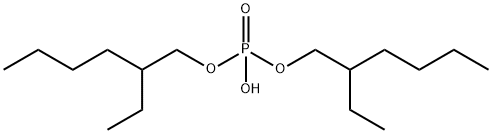 Bis(2-ethylhexyl) phosphate Structure
