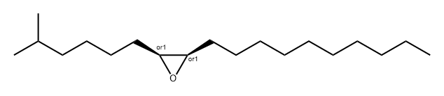 (+/-)-CIS-7,8-EPOXY-2-METHYLOCTADECANE Structure