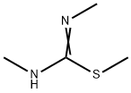 N,N'-DIMETHYLCARBAMIMINOTHIOIC ACID METHYL ESTER Structure