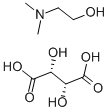 Dimethylaminoethanol bitartrate Structure
