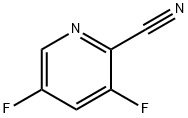 2-Cyano-3,5-difluoropyridine Structure