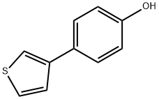 4-(Thiophen-3-yl)phenol Structure