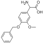 AMINO-(4-BENZYLOXY-3-METHOXY-PHENYL)-ACETIC ACID Structure