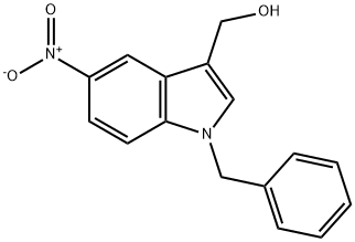 (1-BENZYL-5-NITRO-1H-3-INDOLYL)METHANOL Structure