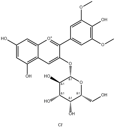 MALVIDIN-3-GALACTOSIDE CHLORIDE Structure