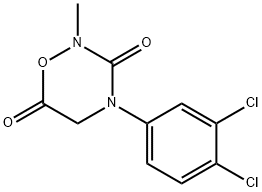 Dihydro-4-(3,4-dichlorophenyl)-2-methyl-2H-1,2,4-oxadiazine-3,6-dione Structure