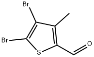 4,5-DIBROMO-3-METHYLTHIOPHENE-2-CARBALDEHYDE Structure