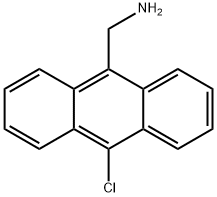 C-(10-CHLORO-ANTHRACEN-9-YL)-METHYLAMINE Structure