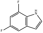5,7-Difluoroindole Structure