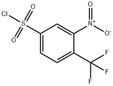 4-Nitro-3-(trifluoromethyl)benzenesulfonylchloride Structure