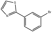2-(3-BROMOPHENYL)THIAZOLE Structure
