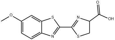 4,5-DIHYDRO-2-[6-METHOXY-2-BENZOTHIAZOLYL]-4-THIAZOLINECARBOXYLIC ACID SODIUM SALT Structure