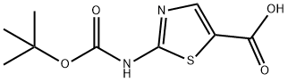 2-N-BOC-AMINO-THIAZOLE-5-CARBOXYLIC ACID
 Structure