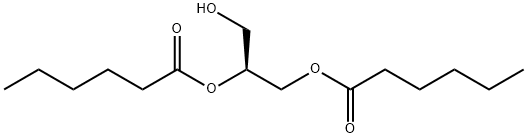 1,2-DIHEXANOYL-SN-GLYCEROL Structure
