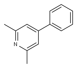 4-Phenyl-2,6-dimethylpyridine Structure