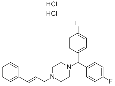 Flunarizine dihydrochloride Structure