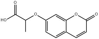 2-(2-OXO-2H-CHROMEN-7-YLOXY)-PROPIONIC ACID Structure
