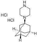 1-(1-Piperazinyl)adamantane dihydrochloride Structure
