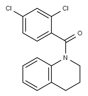 1-(2,4-dichlorobenzoyl)-1,2,3,4-tetrahydroquinoline Structure