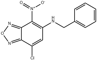 N-BENZYL-4-NITRO-2,1,3-BENZOXADIAZOL-5-AMINE Structure