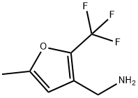 [5-METHYL-2-(TRIFLUOROMETHYL)-3-FURYL]METHYLAMINE Structure
