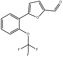 5-[2-(TRIFLUOROMETHOXY)PHENYL]-2-FURALDEHYDE Structure