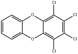 1,2,3,4-TETRACHLORODIBENZO-P-DIOXIN Structure