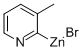 3-METHYL-2-PYRIDYLZINC BROMIDE Structure