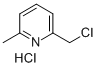 6-chloromethyl-2-methylpyridinium chloride  Structure