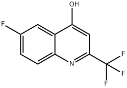 6-FLUORO-4-HYDROXY-2-(TRIFLUOROMETHYL)QUINOLINE Structure